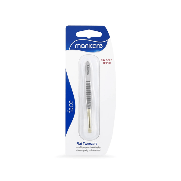 Manicare - Flat Tweezers Gold - ORAS OFFICIAL
