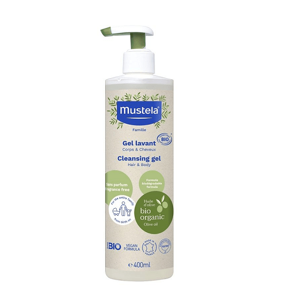 Mustela - Bio Certified Organic Cleansing Gel Body & hair - ORAS OFFICIAL