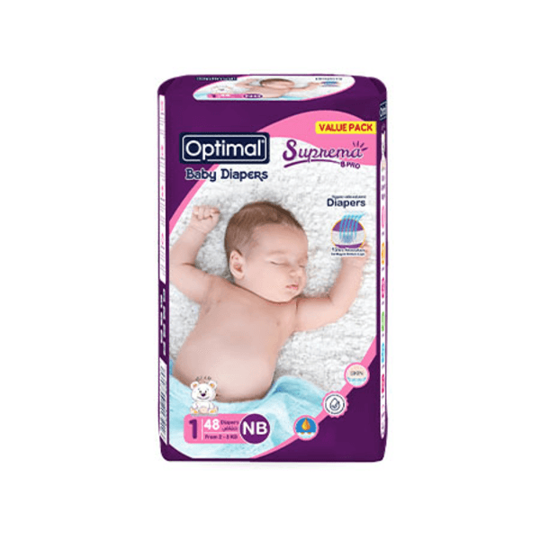 Optimal - Baby Diapers 1 New Born 2-5 Kg - ORAS OFFICIAL