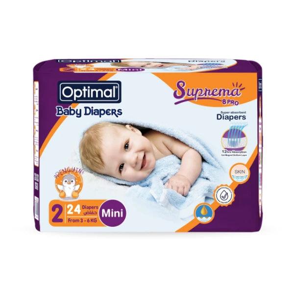 Optimal - Baby Diapers 2 Mini From 3-6 Kg - ORAS OFFICIAL