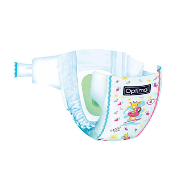 Optimal - Baby Diapers 4 Maxi From 7-18 Kg - ORAS OFFICIAL