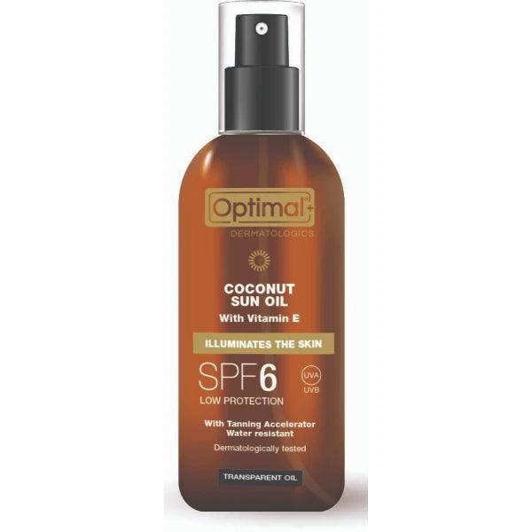 Optimal - Coconut Sun Oil With Vitamin E SPF 6 - ORAS OFFICIAL