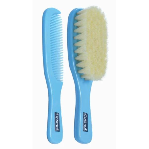 Optimal - Natural Bristles Baby Brush & Comb Set - ORAS OFFICIAL