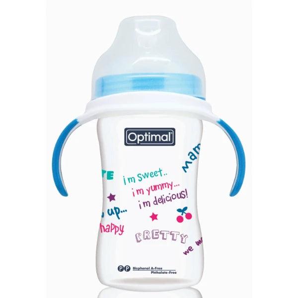 Baby feeding store bottle with handles