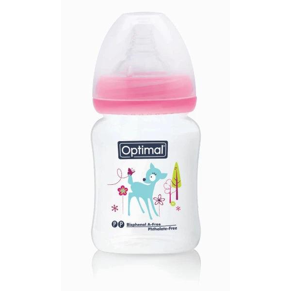 Optimal - PP Wide Neck Feeding Bottle 0-6m - ORAS OFFICIAL