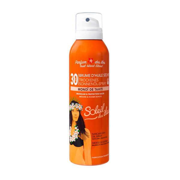 Soleil Des Iles - Brume D'huile Seche SPF 30 Parfum Des Iles Bronzage & Protection Haute - ORAS OFFICIAL