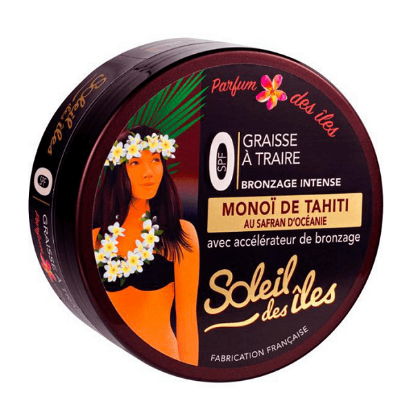 Soleil Des Iles - Graisse A Traire SPF 0 Parfum Des Iles Bronzage Intense Au Safran D'Oceane - ORAS OFFICIAL
