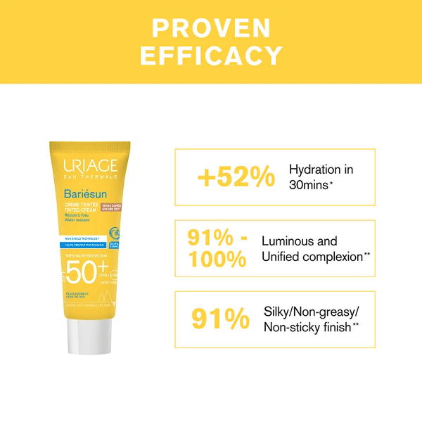 Uriage - Bariesun Tinted Cream Golden Spf50+ - ORAS OFFICIAL