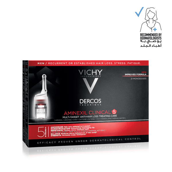Vichy - Aminexil Clinical 5 Men Monodoses - ORAS OFFICIAL