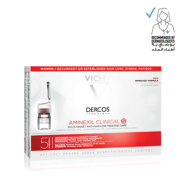 Vichy - Aminexil Clinical 5 Women Monodoses - ORAS OFFICIAL