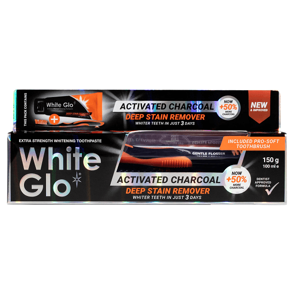 White Glo - Activated Charcoal Deep Stain Remover - ORAS OFFICIAL