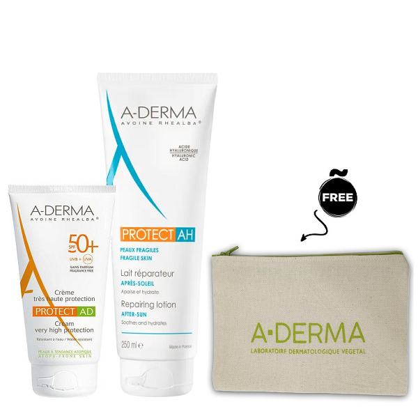 Aderma - Protect AD Cream & Repairing Lotion Bundle