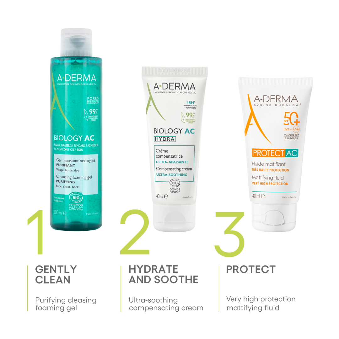 Aderma - Biology AC Cleansing Foaming Gel Buy 1 Get 1 Free