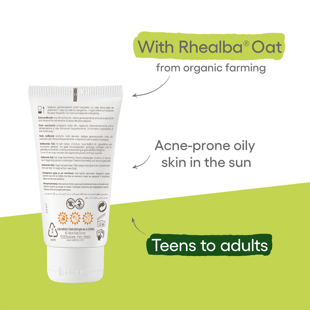 Aderma - Protect AC Mattifying Fluid SPF50+ Buy 1 Get 1 Free