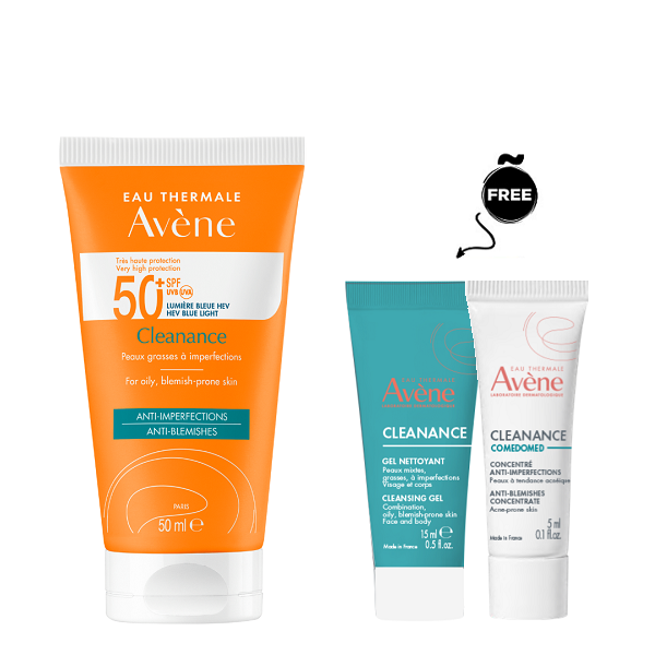 Avene - Cleanance Ultra Light Anti Blemishes SPF50+ Bundle