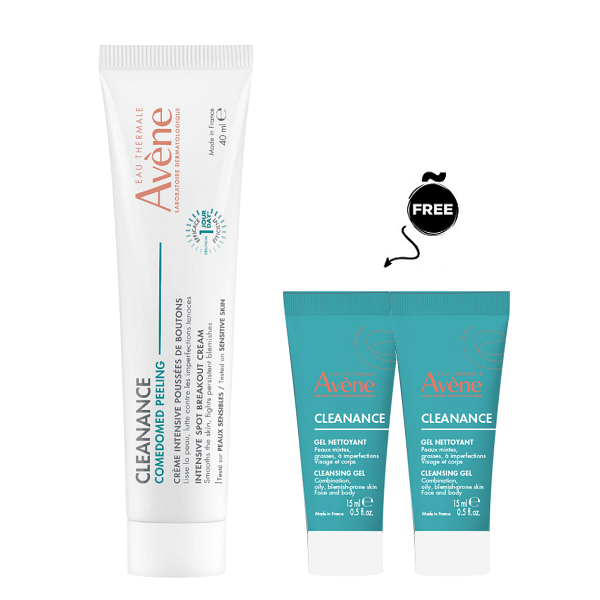 Avène - Cleanance Comedomed Peeling Cream Bundle