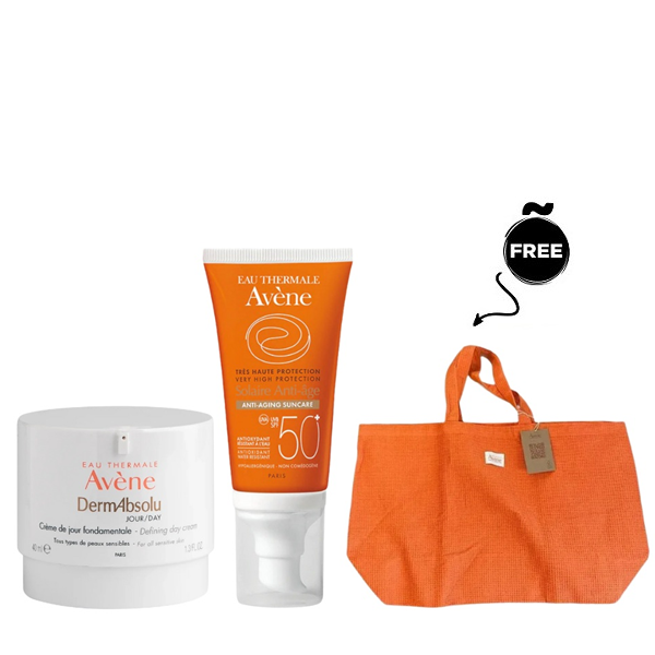Avène - Dermabsolu Day Cream & Anti Aging Suncare Bundle