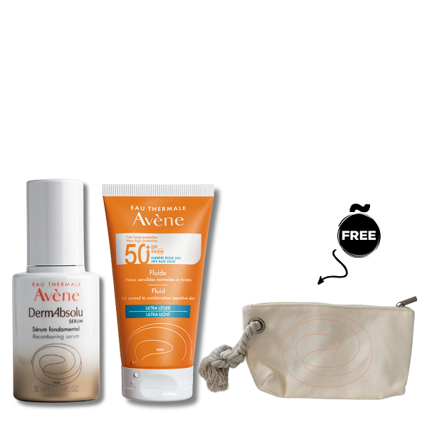Avène - Dermabsolu Serum & Fluid Ultra Light SPF50+ Bundle