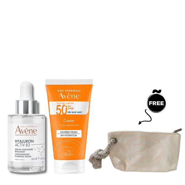 Avène - Hyaluron Activ B3 Serum & Invisible Finish Cream SPF50+ Bundle