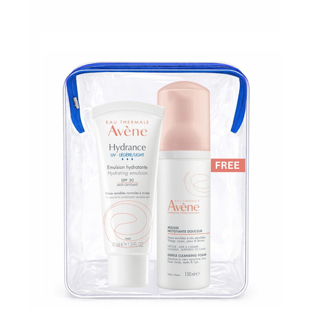 Avène - Hydrance UV Light Emuslion SPF30 Buy 1 Get Gentle Cleansing Foam For Free