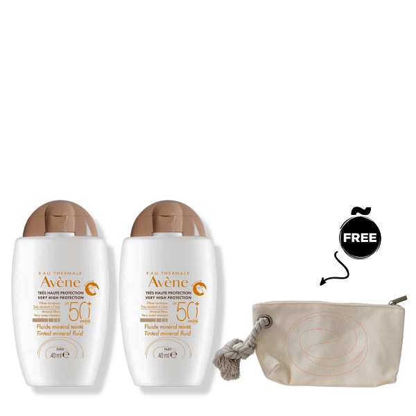 Avène - Tinted Mineral Fluid SPF50+ Duo Pack Bundle