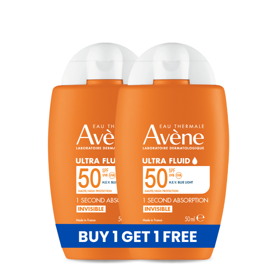 Avène - Ultra Fluid Invisible High Protection SPF50 Buy 1 Get 1 Free
