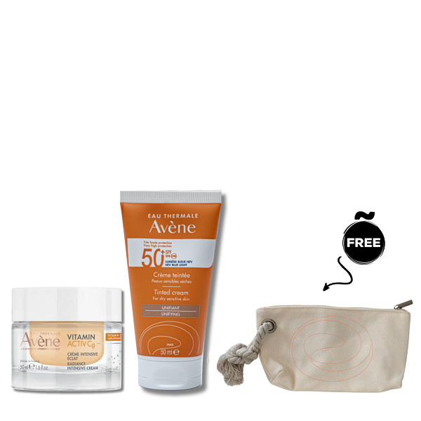 Avène - Vitamin Activ Cg Cream & Tinted Cream SPF50+ Bundle