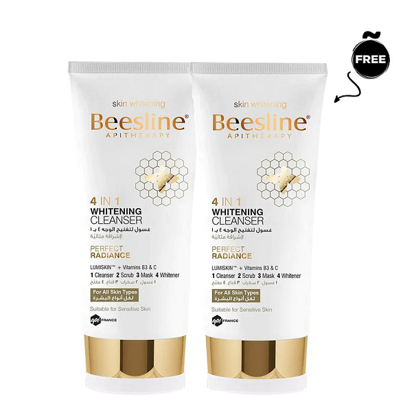 Beesline - 4 In 1 Whitening Cleanser Kit ( 1+1 Free )