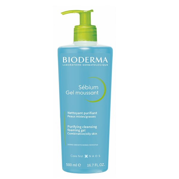 Bioderma - Sebium purifying cleansing foaming gel pump
