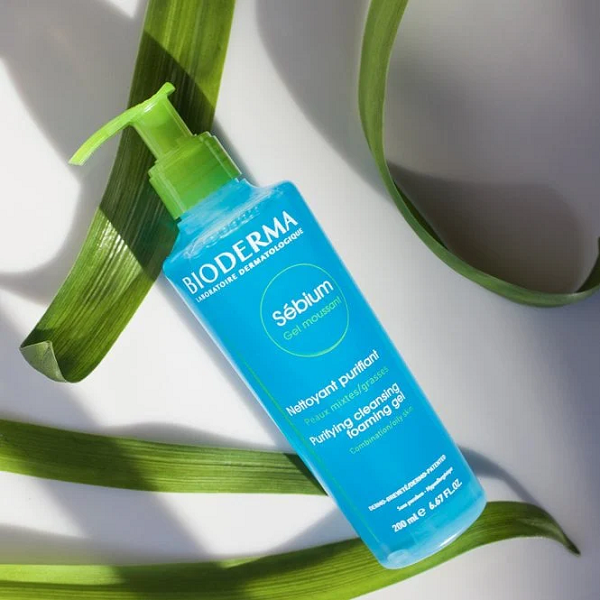 Bioderma - Sebium purifying cleansing foaming gel pump