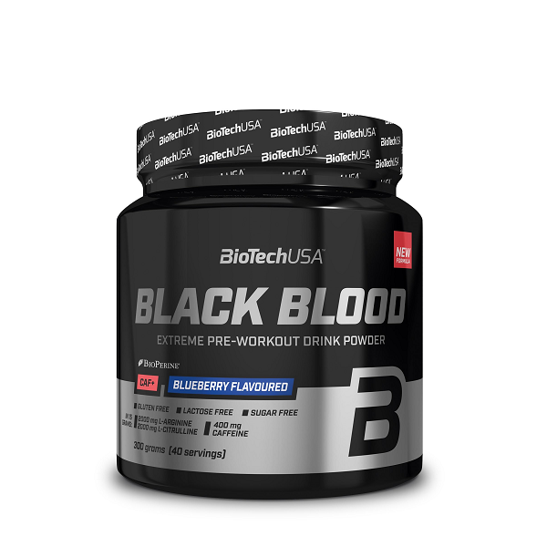 Biotech USA - Black Blood CAF+ Blueberry Flavoured