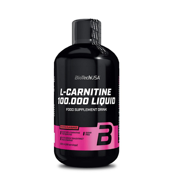 Biotech USA - L-Carnitine 100,000 Liquid Cherry