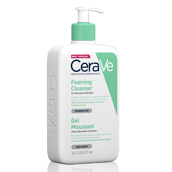 Cerave - Foaming Facial Cleanser For Normal To Oily Skin
