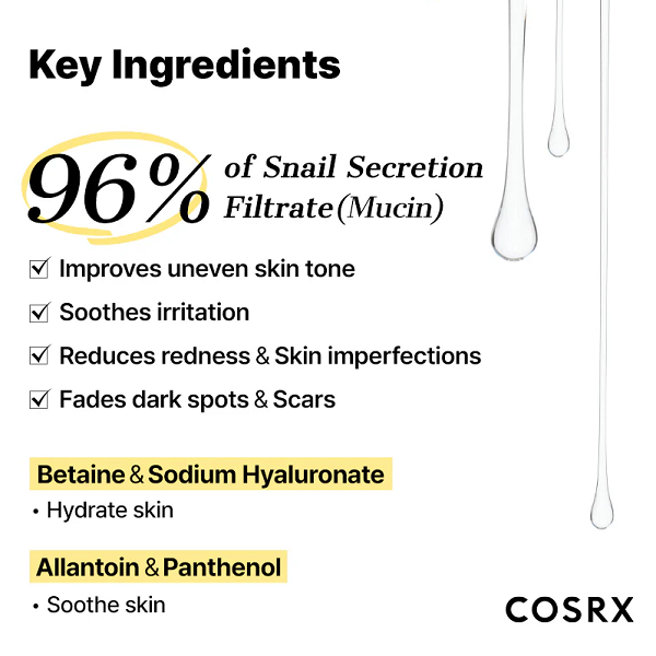 Cosrx - Advanced Snail 96 Mucin Power Essence