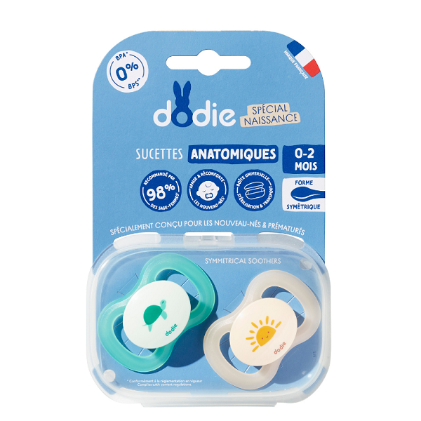 Dodie - Anatomical Soother 0-2 months Newborn N3