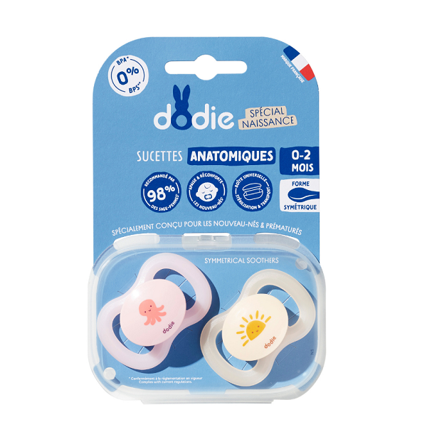 Dodie - Anatomical Soother 0-2 months Newborn N1