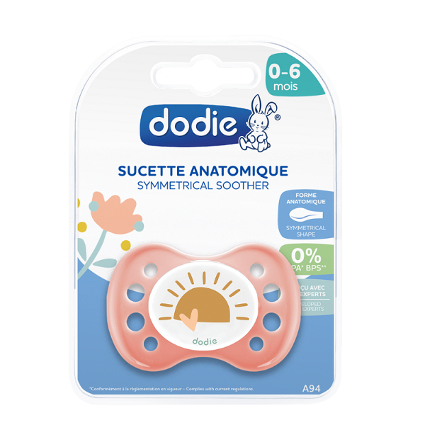 Dodie - Anatomical Soother 0-6 months Happy Life Girl A94