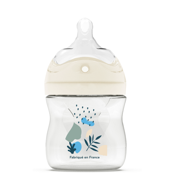 Dodie - Bottle Anti-Colic Teat & Ring 0+ month Biomimicry Teat Slow Flow Blue