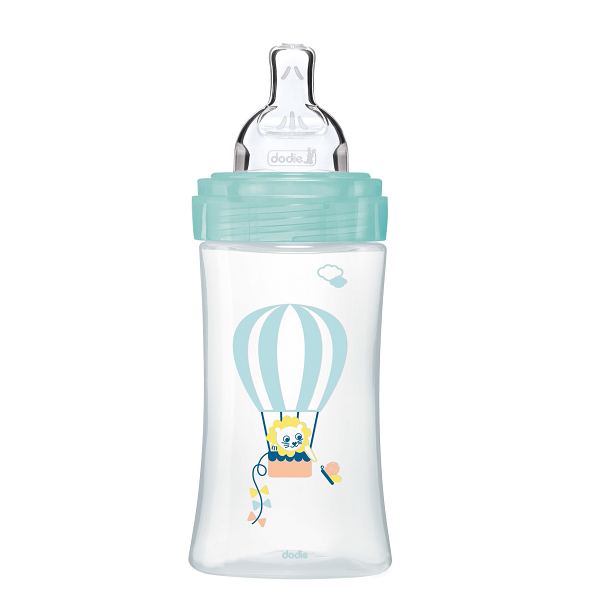 Dodie - Bottle Sensation+ Anti-Colic AIR 0-6 months Flat Teat Flow