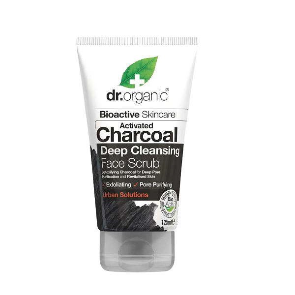 Dr Organic - Activated Charcoal Deep Cleansing Face Scrub