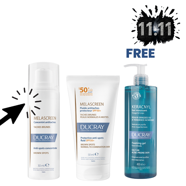 Ducray - Melascreen Concentrate & Fluid SPF50+ Bundle