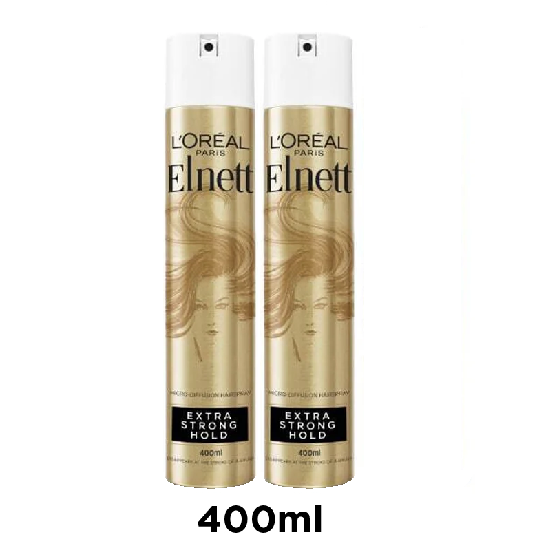Elnett - HairSpray Extra Strong Hold Duo Pack Bundle