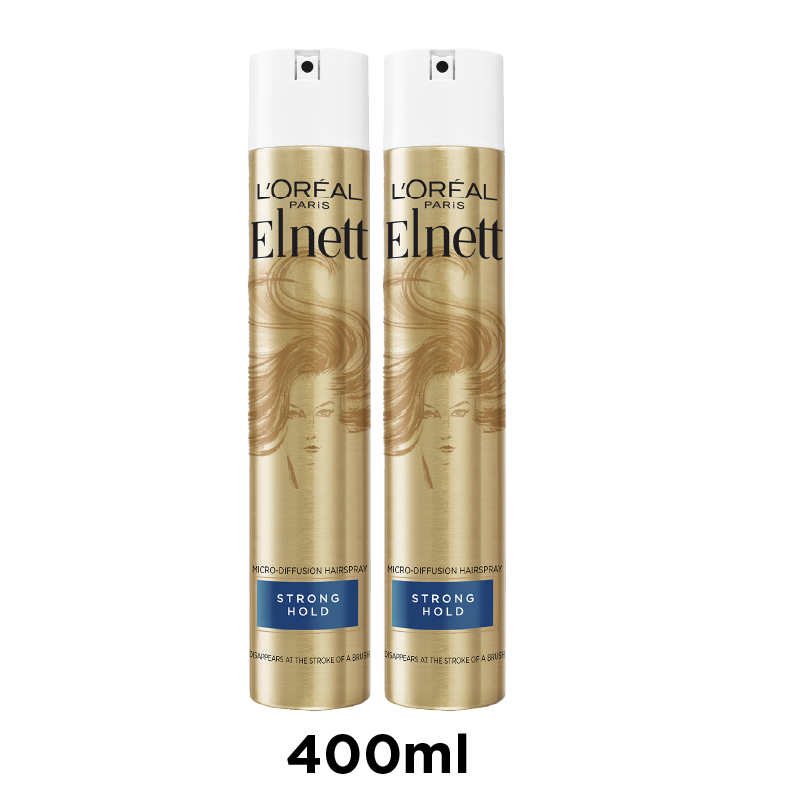 Elnett - HairSpray Strong Hold Duo Pack Bundle