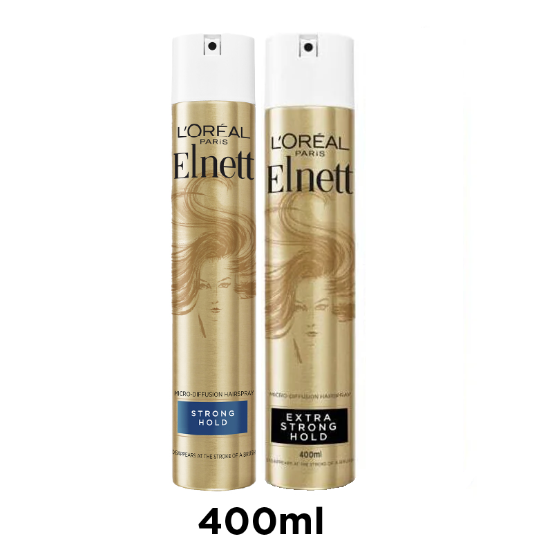 Elnett - HairSpray Strong Hold & Extra Strong Hold Bundle