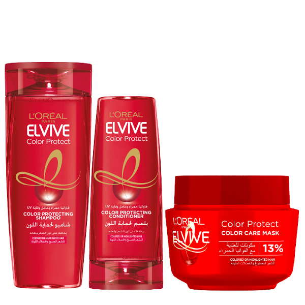 Elvive - Color Protect Shampoo, Conditioner & Mask Bundle