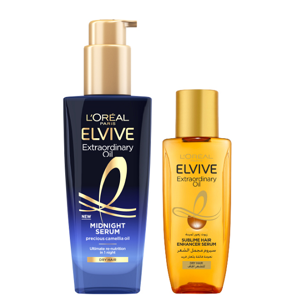 Elvive - Extraordinary Oil Midnight Serum & Mini Serum Bundle