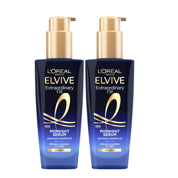 Elvive - Extraordinary Oil Midnight Serum Duo Pack Bundle