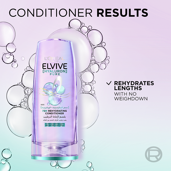 Elvive - Hyaluron Pure 72H Rehydrating Conditioner