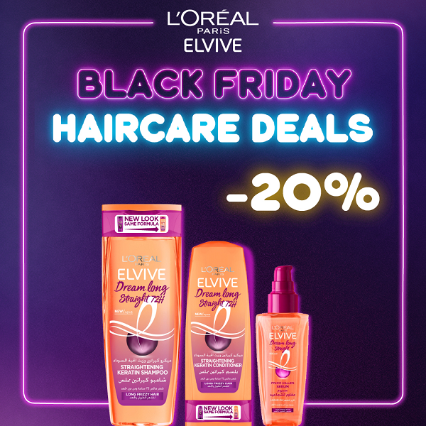 Elvive - Dream Long Straight 72h Conditioner, Shampoo & Serum Bundle