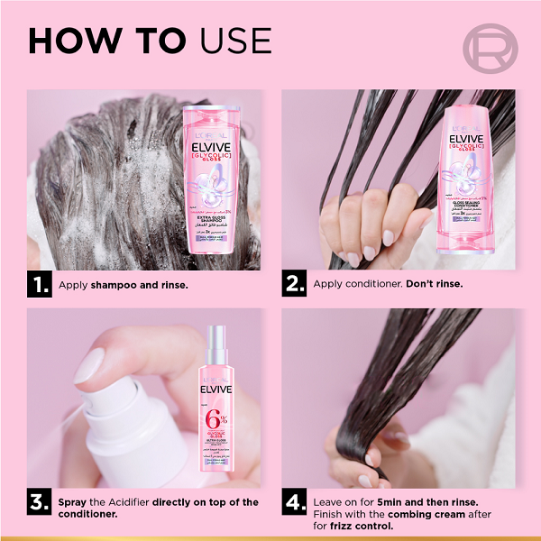 Elvive - Glycolic Gloss 6% Ultra Gloss Acidifier Treatment